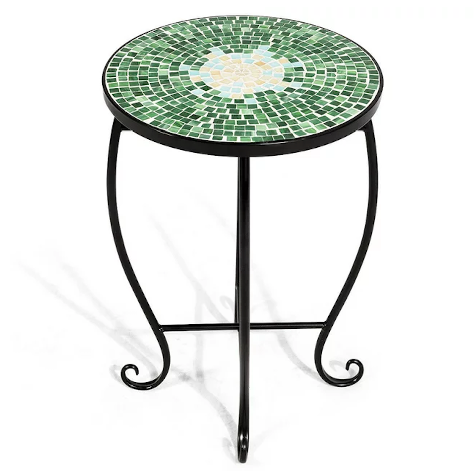 Costway Outdoor/Indoor Mosaic Accent Table